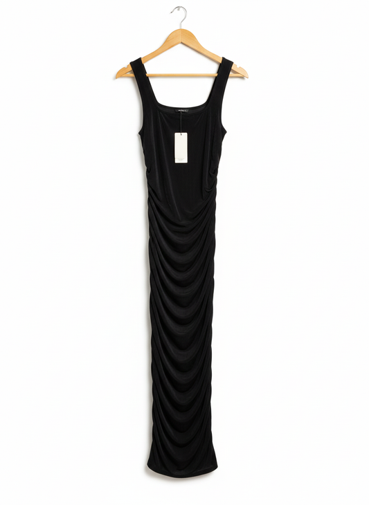 SHEIN|M|BUST 14| Ruched Sleeveless Bodycon Maxi Dress