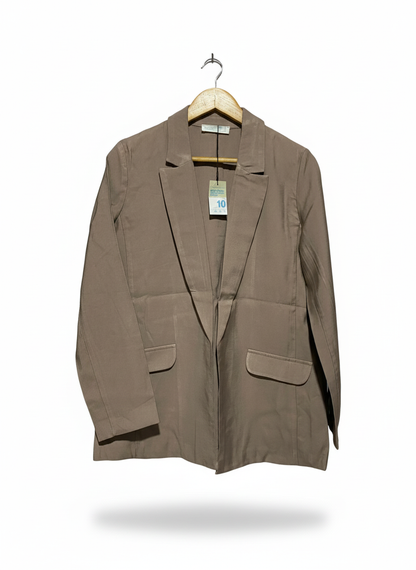 PRIMARK|M|BUST 20| Taupe Seam Detail Structured Oversized Blazer