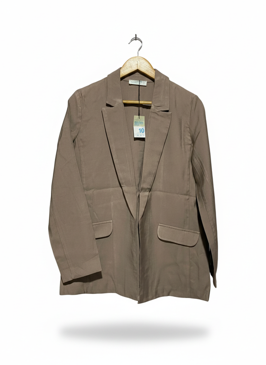 PRIMARK|M|BUST 20| Taupe Seam Detail Structured Oversized Blazer