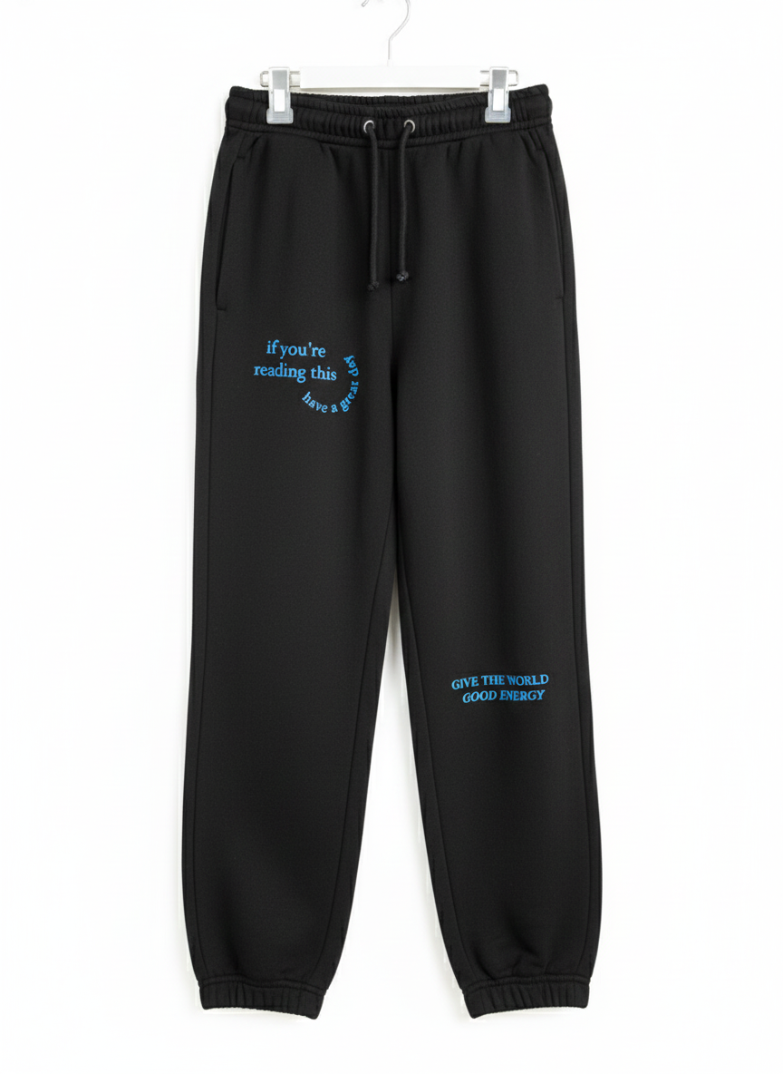 PRIMARK|XS/S|WAIST 26|Positive Mindset" Graphic Sweatpants