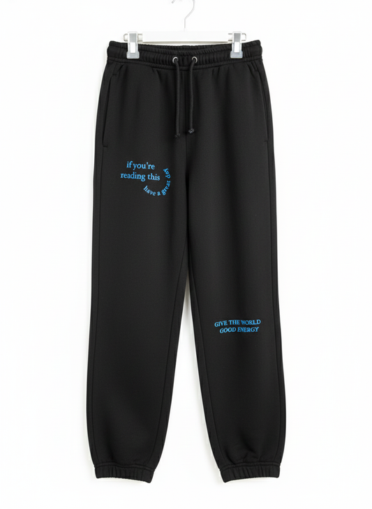 PRIMARK|XS/S|WAIST 26|Positive Mindset" Graphic Sweatpants