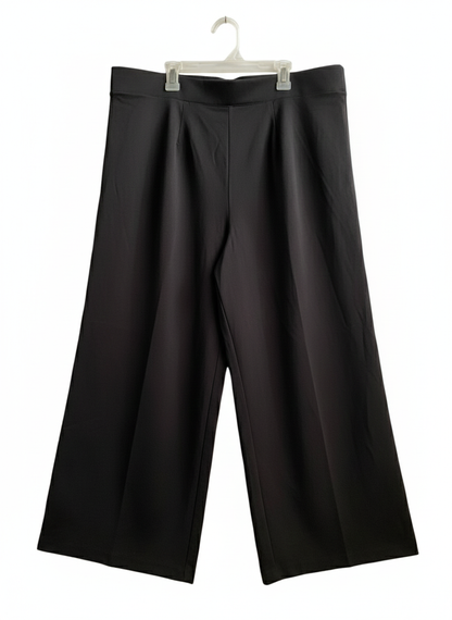 NEWLOOK|XL/XXL|WAIST 36|High-Waisted Straight-Leg Black Trousers