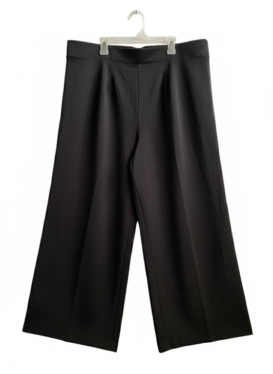 NEWLOOK|XL/XXL|WAIST 36|High-Waisted Straight-Leg Black Trousers