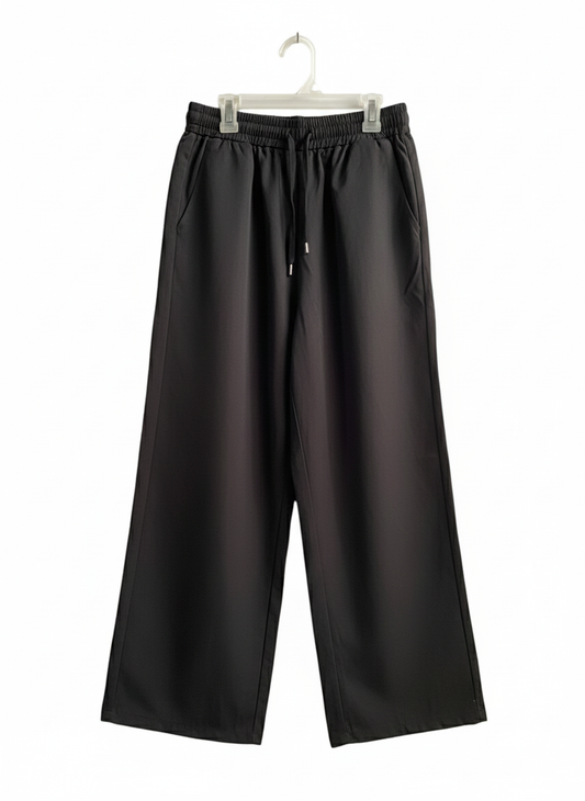SHEIN|L|WAIST 26|Black Wide Leg Trousers