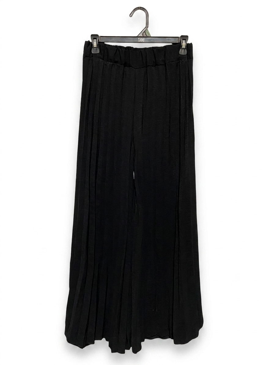 LUCY |S| WAIST 26| B20| BLACK PLEATED WIDE LEG PALAZZO PANTS