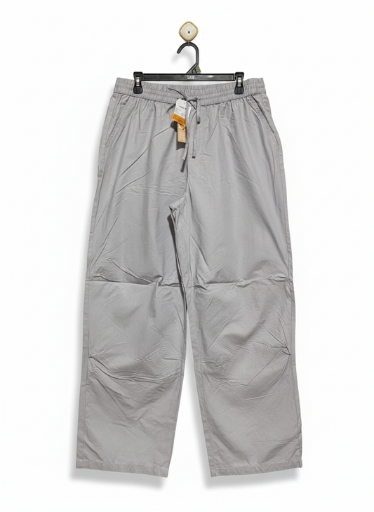 ANKO |XL| WAIST 32| C8| LIGHT GREY COTTON RELAXED JOGGERS
