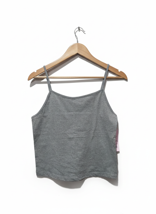 WILD FABLE|XXL|BUST 16.5|Grey Spaghetti Strap Crop Top