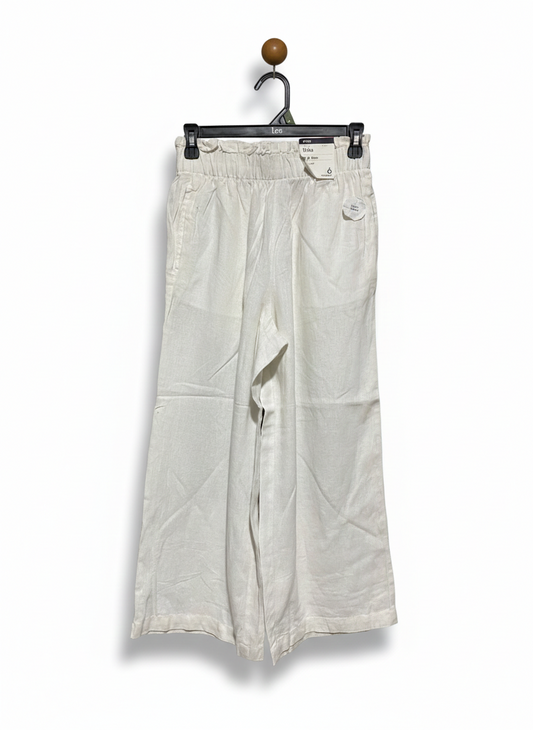 ANKO |M| WAIST 26| C8| BLEND WIDE-LEG CULOTTES WITH ELASTIC PAPERBAG WAIST