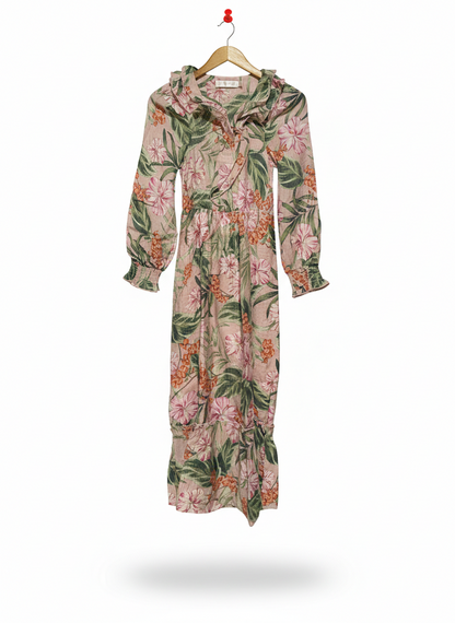 SUNNY GIRL |S| BUST 13| C3| FLORAL TIERED MAXI DRESS