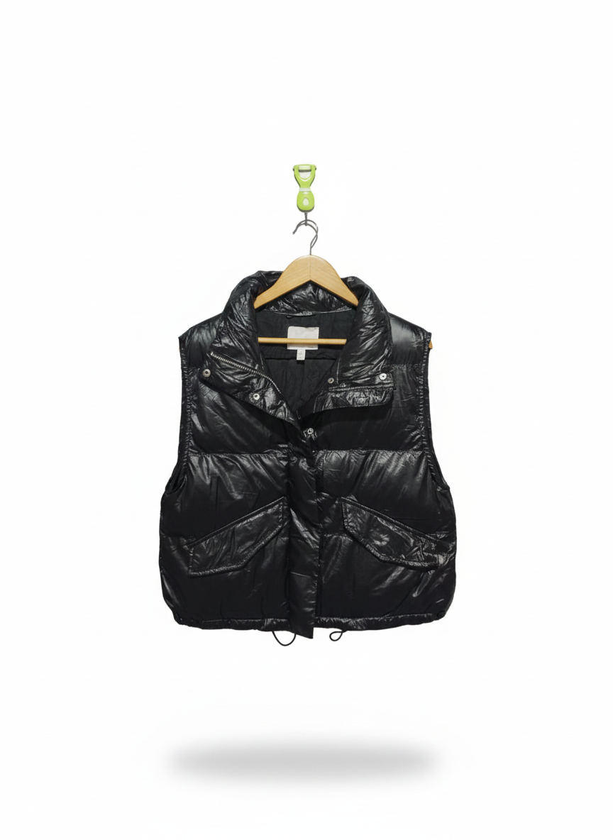 H&M|XS/S|BUST 20|STAND-UP COLLAR PUFFER GILET