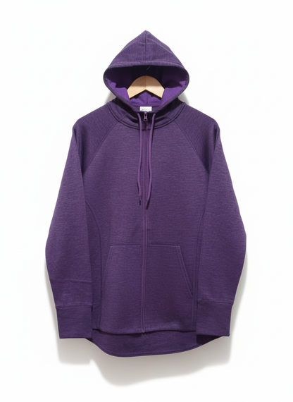 Champion Deep Purple Zip Up Jacket with Hoodie W-21 \ L-28