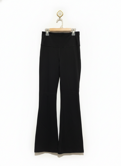 LULULEMON |M| WAIST 24| Black High-Waisted Flared Leggings