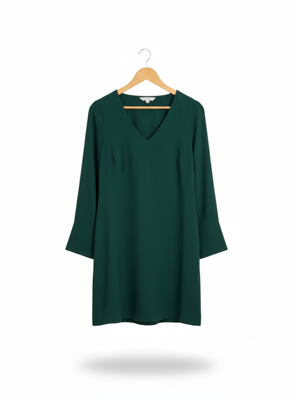 NEW H&M Graphite Gray Tunic Dress Sleeves