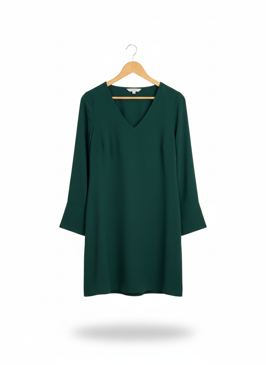 NEW H&M Graphite Gray Tunic Dress Sleeves