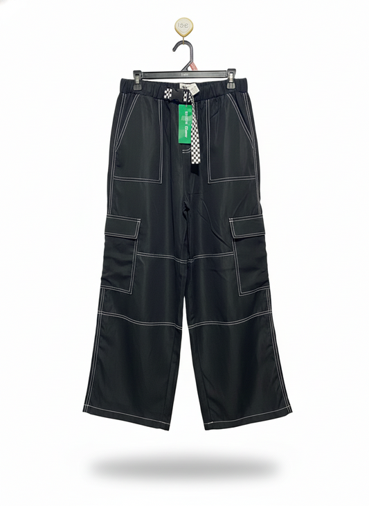 SHEIN |M| WAIST 28| High Waist Slant Pocket Fold Pleated Pants