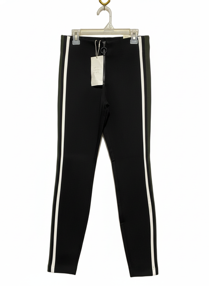 ZARA |S| WAIST 26| Fashion stretch leggings with exposed front zipper