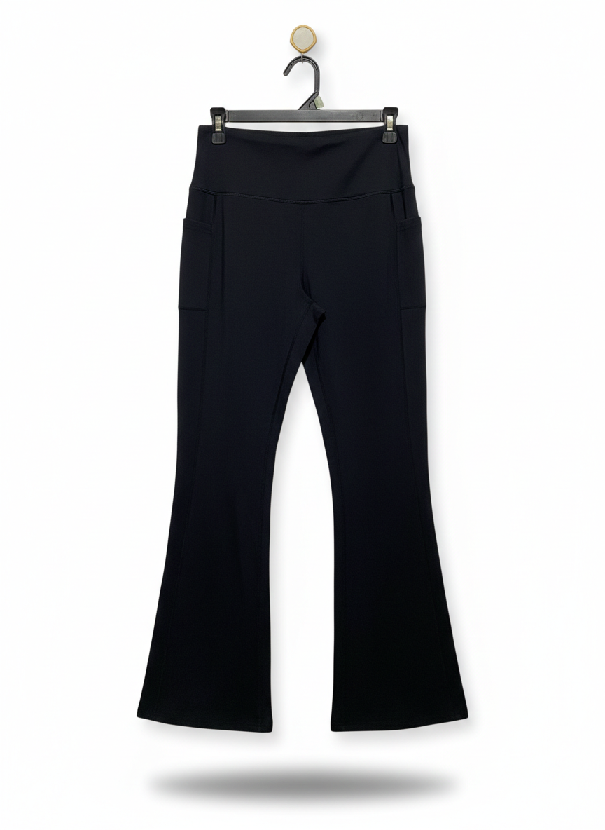 WILLIT |M| WAIST 28| HIGH-RISE FLARE YOGA PANTS WITH SIDE POCKETS