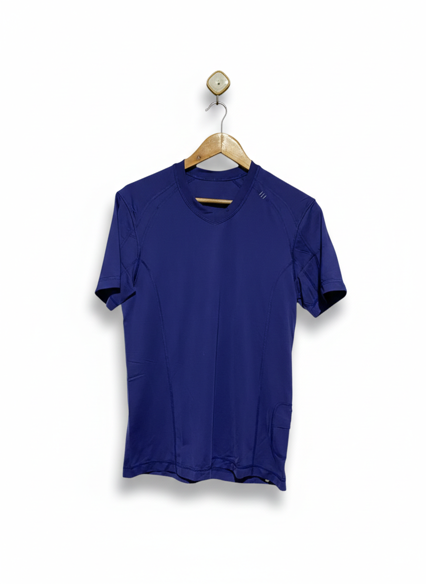 LULULEMON |M| BUST 18| Metal Vent Tech V Neck Shirt (Royal Blue)