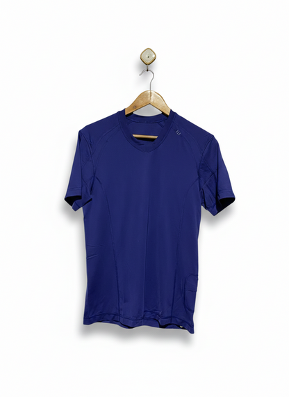 LULULEMON |M| BUST 18| Metal Vent Tech V Neck Shirt (Royal Blue)