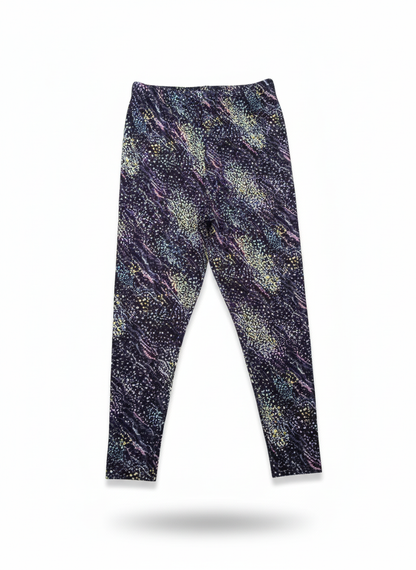 F&F Women's Leggings With A Colorful Speckled Or Floral Pattern