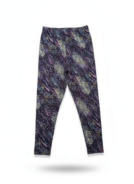 F&F Women's Leggings With A Colorful Speckled Or Floral Pattern