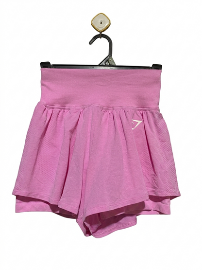 GYMSHARK |S| WAIST 24|  VITAL SEAMLESS 2-IN-1 PINK TRAINING SHORTS