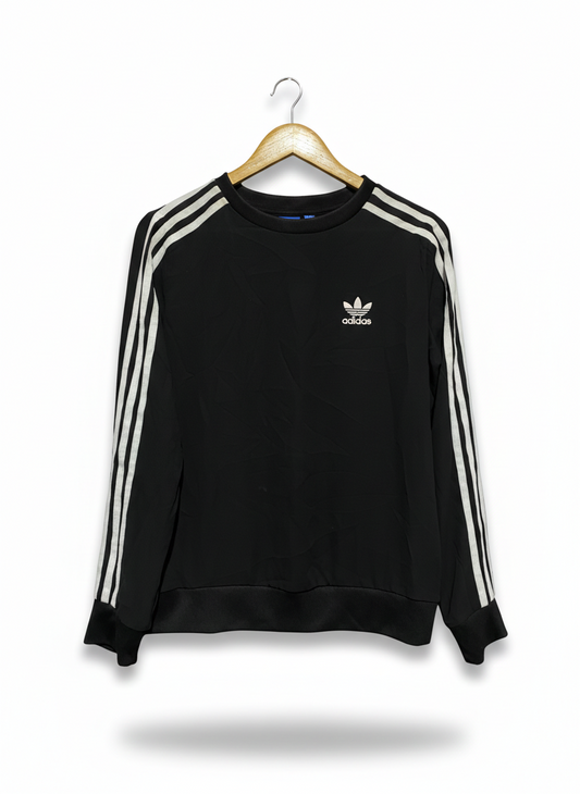 ADIDAS |S| BUST 20|B12| ORIGINALS 3-STRIPES CHIFFON CREW T-SHIRT