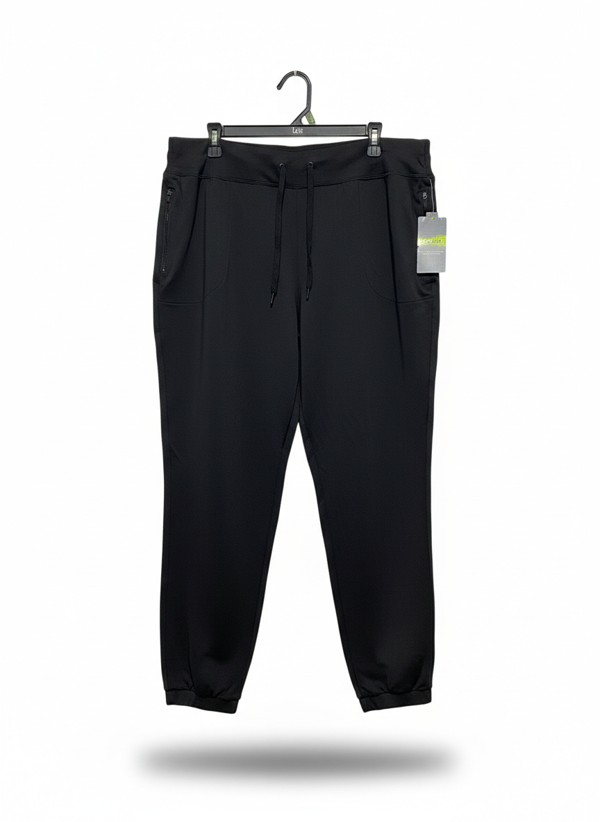 TEK GEAR|XL|WAIST 38| DRYTEK Jogger Style Black Pants
