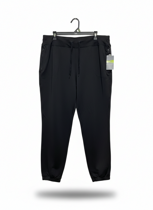 TEK GEAR|XL|WAIST 38| DRYTEK Jogger Style Black Pants