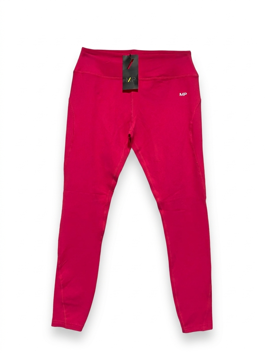 MP |XS| WAIST 24| B5| MYPROTEIN MP WOMEN'S PERFORMANCE TRAINING LEGGINGS - BERRY PINK