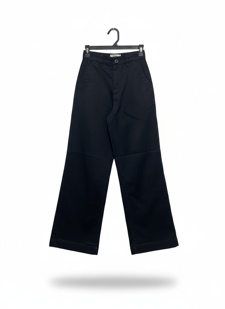 COTTON ON |S| WAIST 24| WOMEN'S HIGH-WAISTED WIDE-LEG CHINOS IN NAVY
