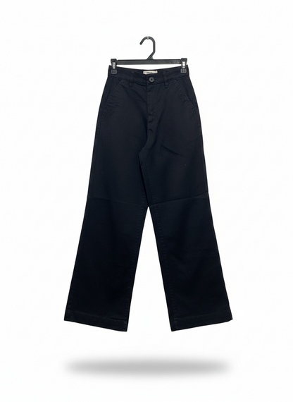 COTTON ON |S| WAIST 24| WOMEN'S HIGH-WAISTED WIDE-LEG CHINOS IN NAVY