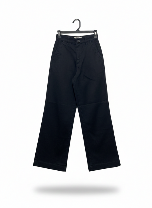 COTTON ON |S| WAIST 24| WOMEN'S HIGH-WAISTED WIDE-LEG CHINOS IN NAVY