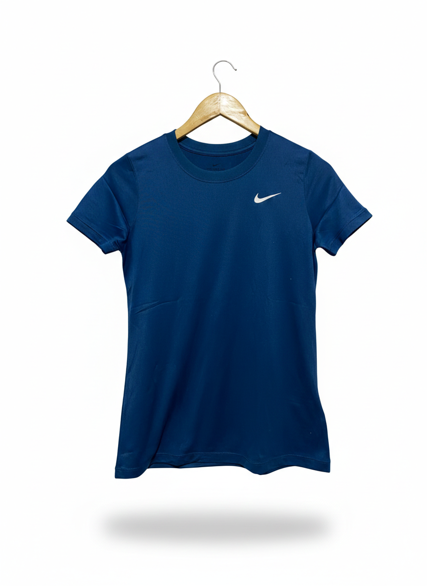 NIKE |S| BUST 17| SHORT-SLEEVE ATHLETIC T-SHIRT IN NAVY BLUE