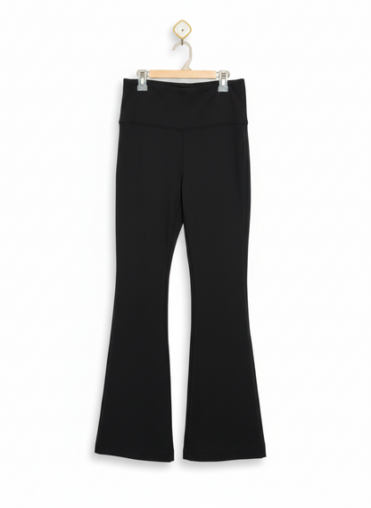 LULULEMON |S| WAIST 26| Black High-Waisted Flared Leggings