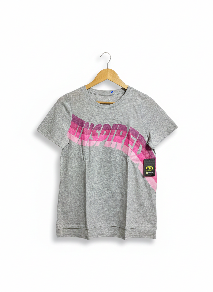 Athletic |XL| BUST 17| Works Girls' "Inspired" Graphic T-shirt