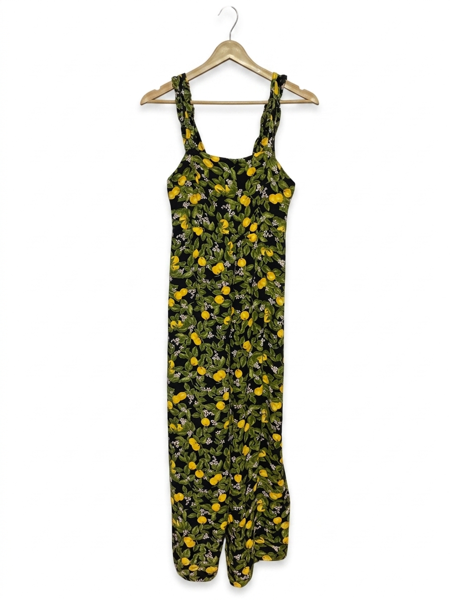 TU WOMAN |S| BUST 14| B23| VIBRANT LEMON PRINT SUMMER JUMPSUIT