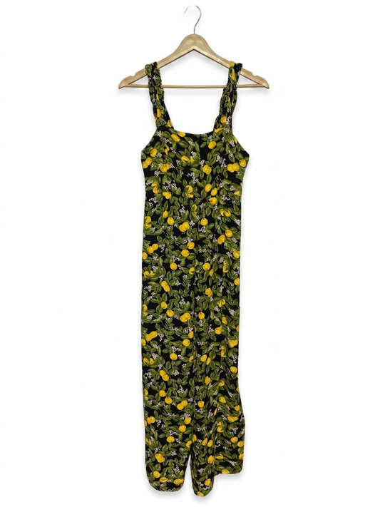 TU WOMAN |S| BUST 14| B23| VIBRANT LEMON PRINT SUMMER JUMPSUIT