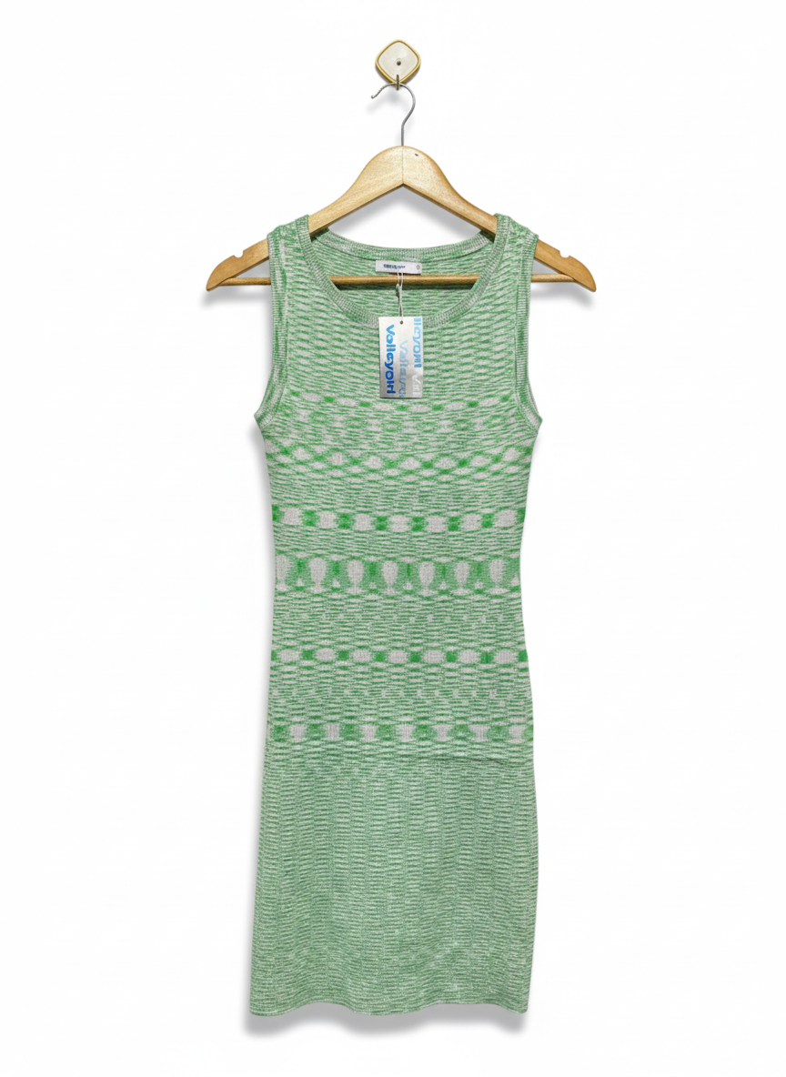 VALLEY GIRL |S| BUST 13| Space-Dye Knit Mini Dress
