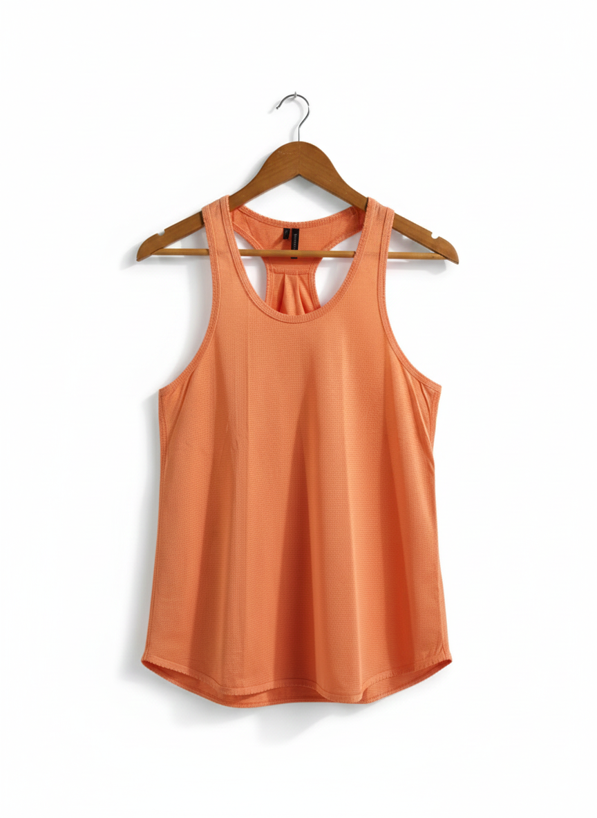 MAURICES|S|BUST 15| ORANGE RACERBACK ATHLETIC TANK TOP