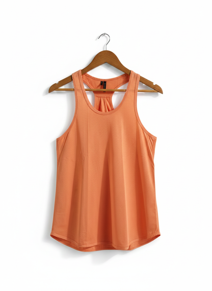 MAURICES|S|BUST 15| ORANGE RACERBACK ATHLETIC TANK TOP