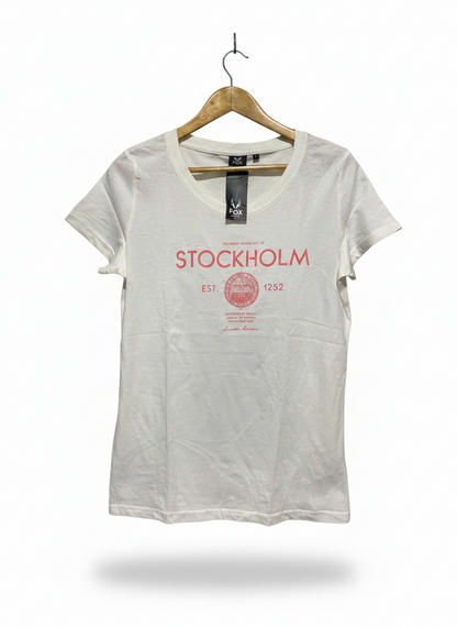 FOX |L| BUST 20| B12| VINTAGE-STYLE STOCKHOLM GRAPHIC TEE