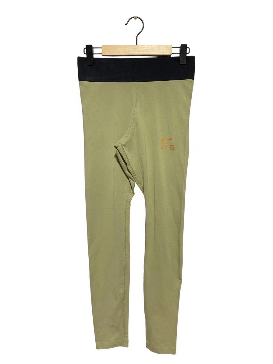 NIKE |M| WAIST 28| B24| PREMIUM SAGE GREEN ACTIVEWEAR LEGGINGS - HIGH-PERFORMANCE TRAINING TIGHTS