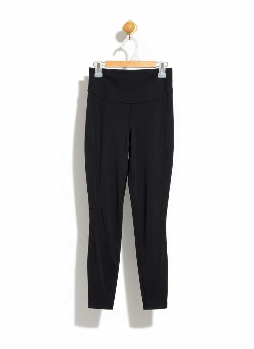 LULULEMON |XS| WAIST 22| Black High-Waisted Athletic Leggings