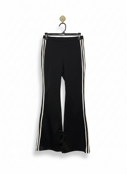 SHEIN |S| WAIST 26| Black Flared Pants With White Side Stripes