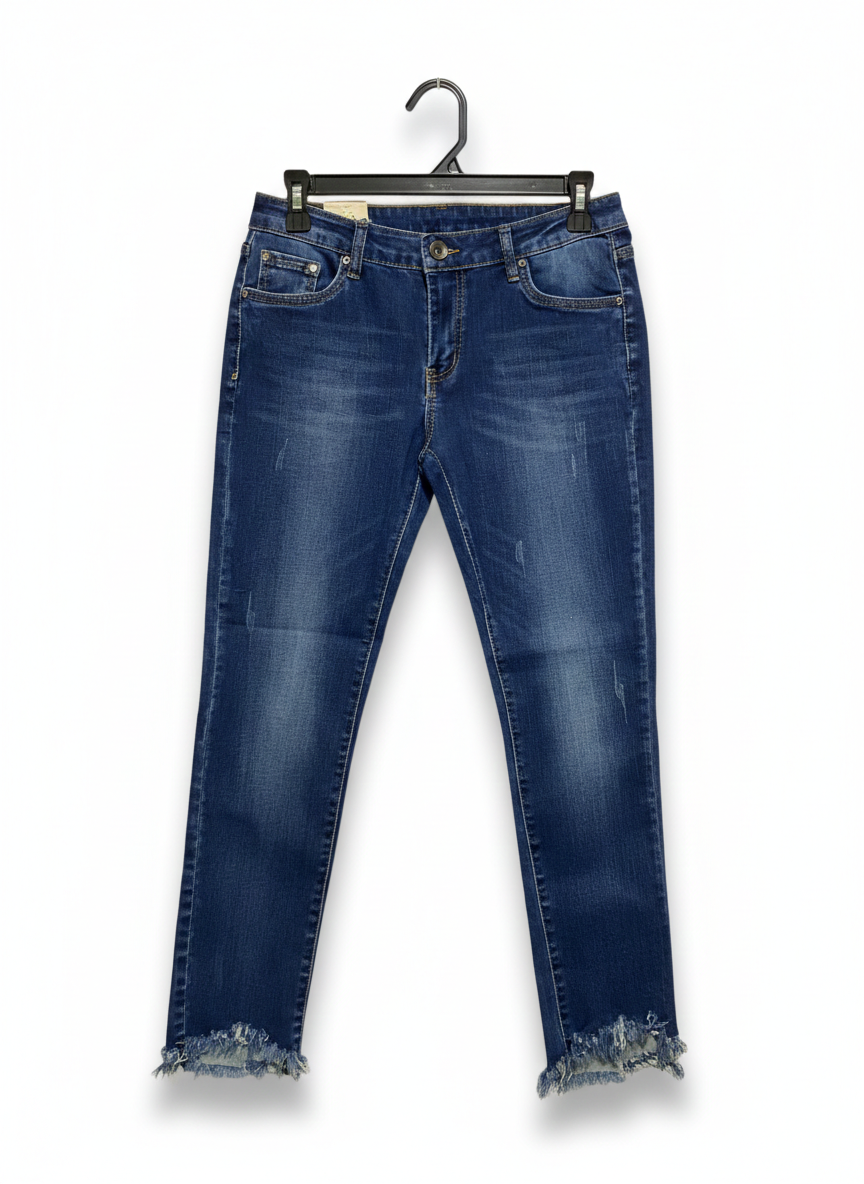 AD ORO |XL| WAIST 30| DARK WASH MID-RISE SKINNY JEANS