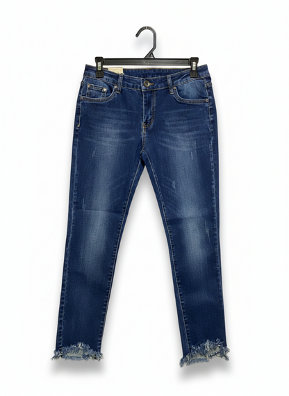 AD ORO |XL| WAIST 30| DARK WASH MID-RISE SKINNY JEANS