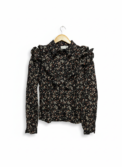 VILA|S|BUST 18|Vintage Women's Bridgeport Long-Sleeved Blouse