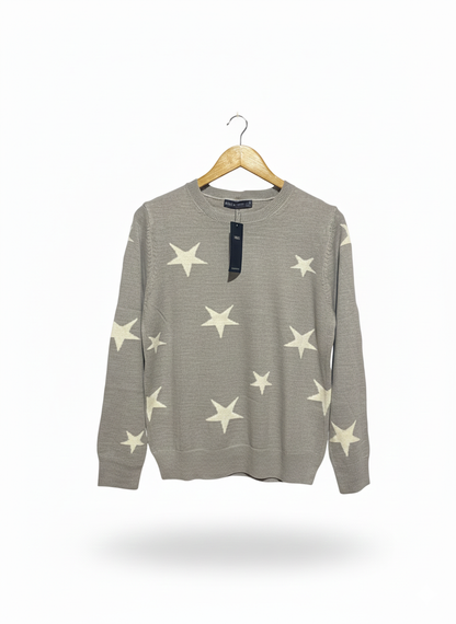 MARK&SPENCER|M|BUST 19|Supersoft Star Crew Neck Jumper