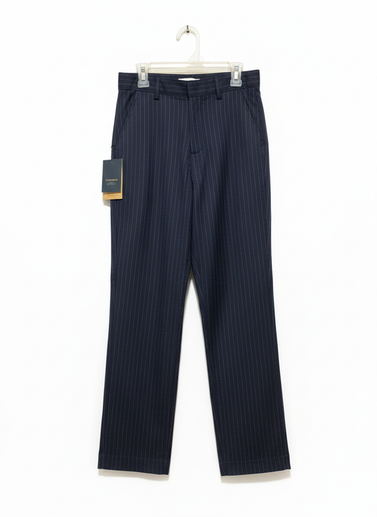 STEVEN SONS |S| WAIST 26| Classic Fit Navy Pinstripe Formal Pants